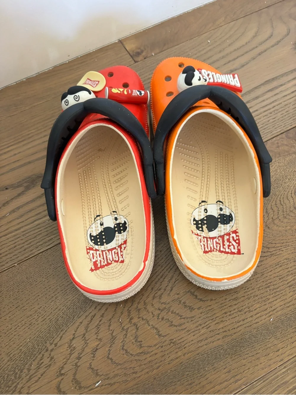 Pringle Orange and Red Novelty Sandals Limited Editions ( In Okay Condition)